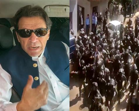 Party officials: Imran Khan arrested in court in Islamabad